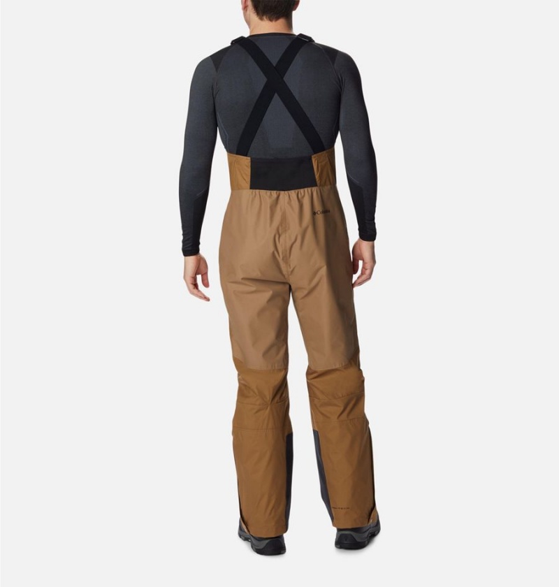 Columbia Iceventure Ski Bib Men's Pants Khaki | PTGIVK-016