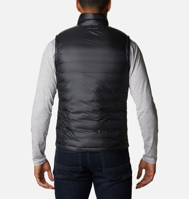 Columbia Infinity Summit Omni Heat Infinity Double Wall Down Men's Vest Black | QBDMKI-583