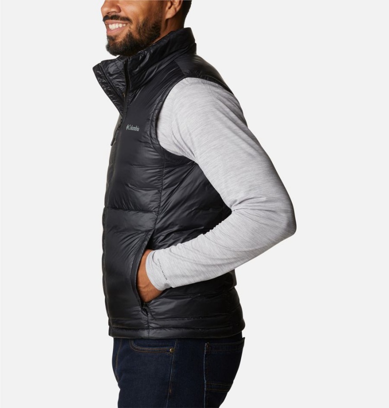 Columbia Infinity Summit Omni Heat Infinity Double Wall Down Men's Vest Black | QBDMKI-583