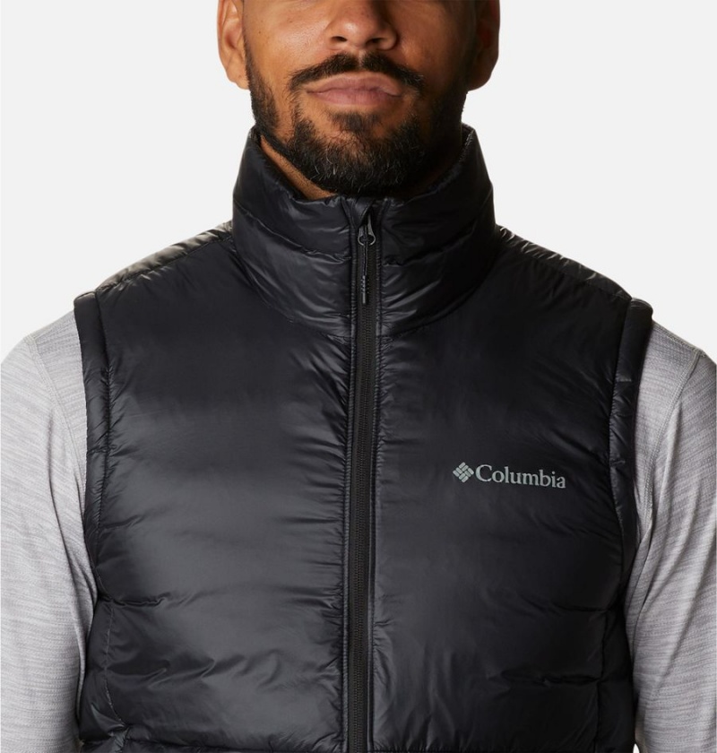 Columbia Infinity Summit Omni Heat Infinity Double Wall Down Men's Vest Black | QBDMKI-583