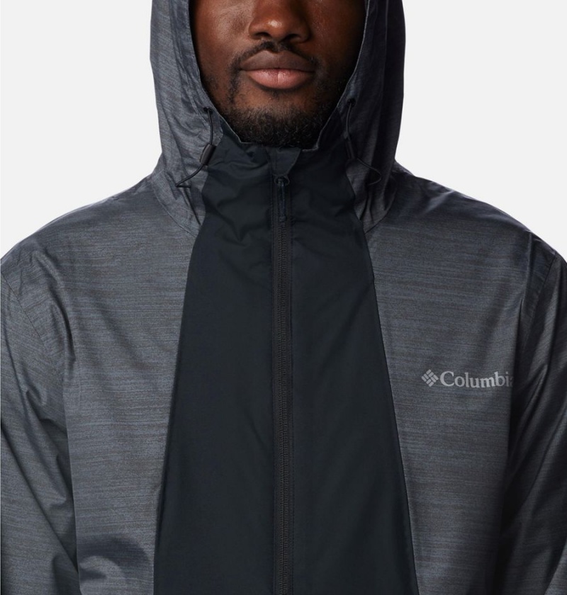 Columbia Inner Limits II Men's Rain Jacket Black | RAQFHY-143