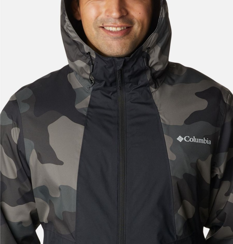 Columbia Inner Limits II Men's Rain Jacket Black | NFTBDY-197