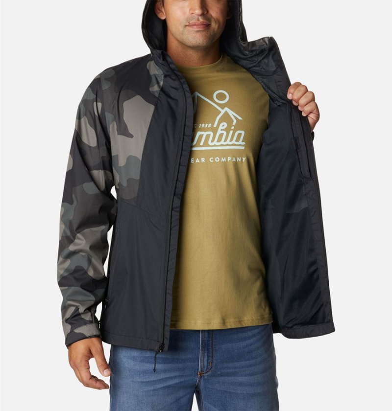 Columbia Inner Limits II Men's Rain Jacket Black | NFTBDY-197