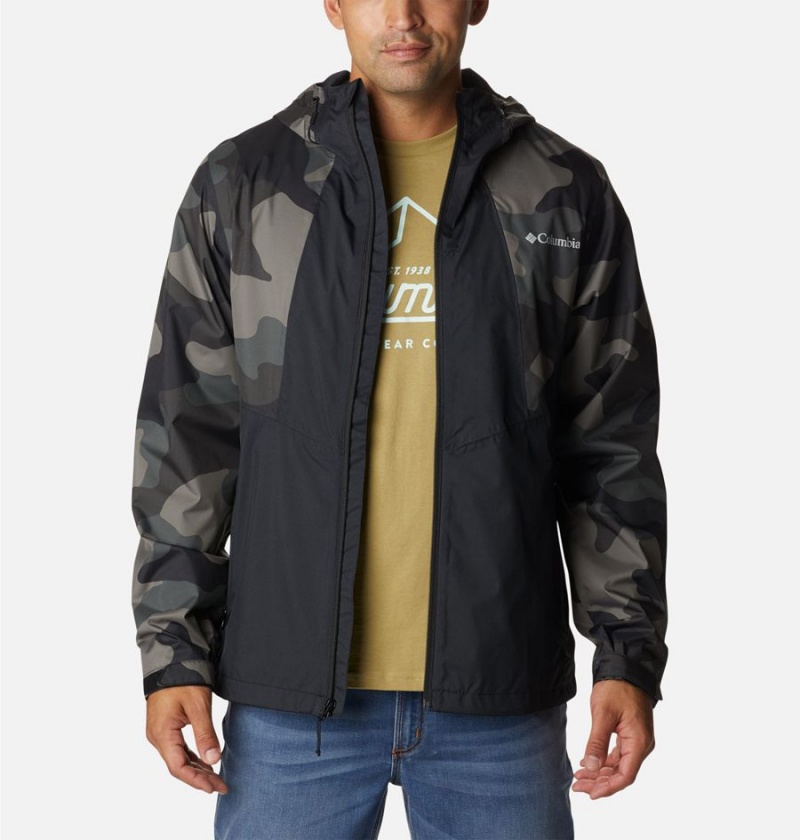 Columbia Inner Limits II Men's Rain Jacket Black | NFTBDY-197