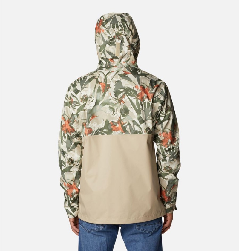 Columbia Inner Limits II Men's Rain Jacket Khaki | HOTEBU-437