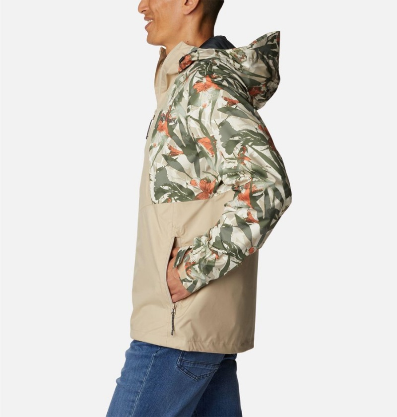 Columbia Inner Limits II Men's Rain Jacket Khaki | HOTEBU-437