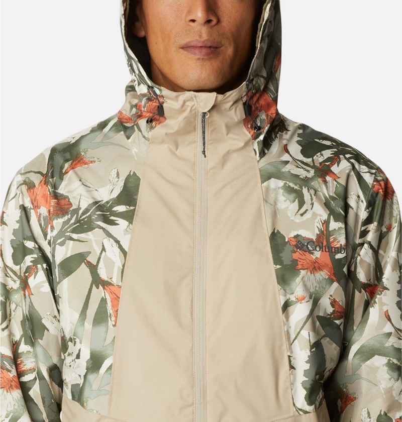 Columbia Inner Limits II Men's Rain Jacket Khaki | HOTEBU-437