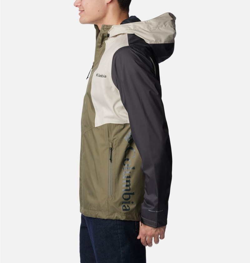 Columbia Inner Limits II Men's Rain Jacket Green | UEZFVR-021