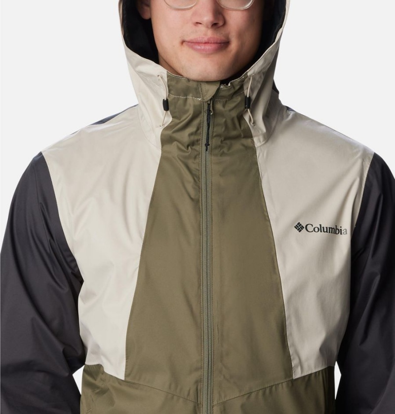 Columbia Inner Limits II Men's Rain Jacket Green | UEZFVR-021