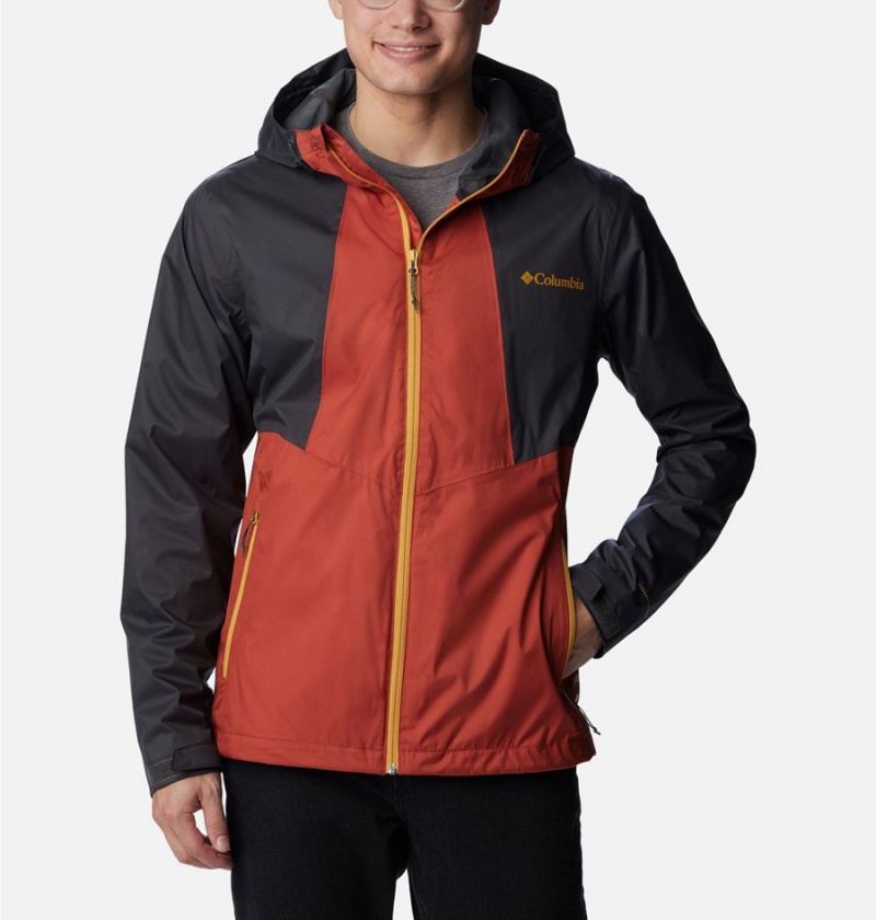 Columbia Inner Limits II Men\'s Rain Jacket Red | ZLRBWQ-902