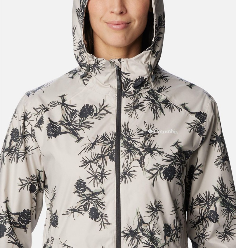 Columbia Inner Limits II Women's Rain Jacket Beige | CWUGSZ-160