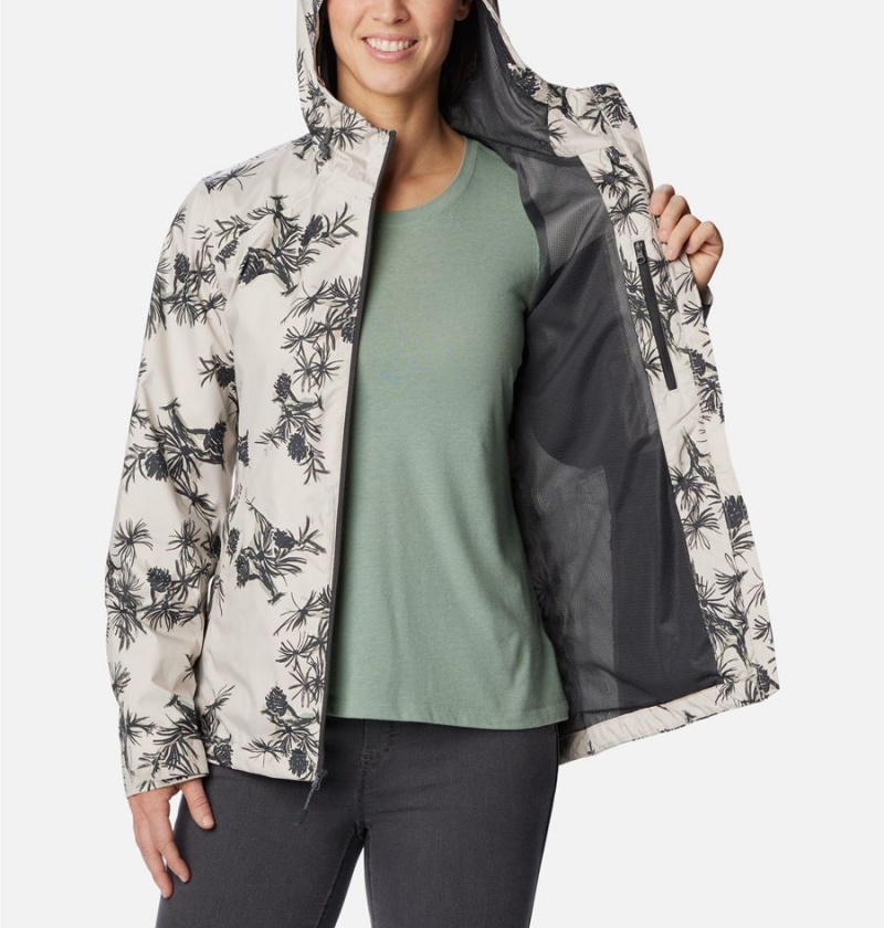 Columbia Inner Limits II Women's Rain Jacket Beige | CWUGSZ-160