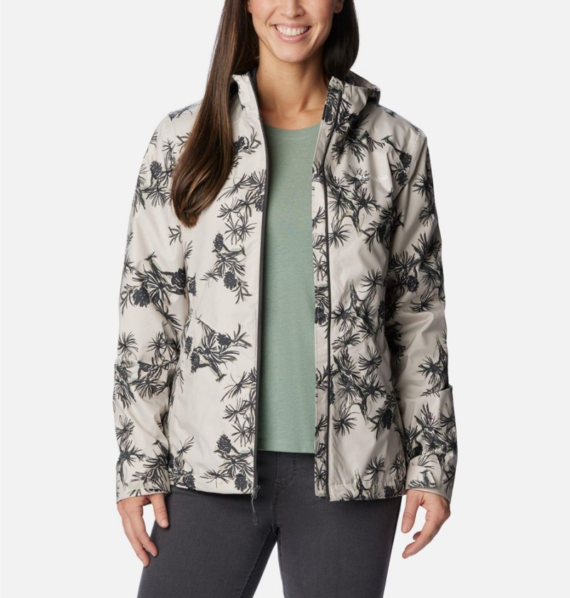 Columbia Inner Limits II Women's Rain Jacket Beige | CWUGSZ-160