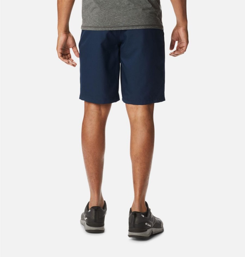 Columbia Iron Mountain Trail Men's Shorts Navy | YPOBNH-278