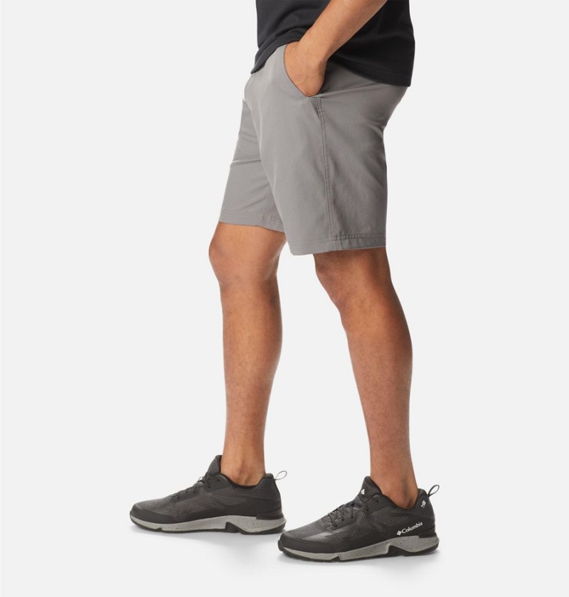 Columbia Iron Mountain Trail Men's Shorts Grey | ZRFVPL-018