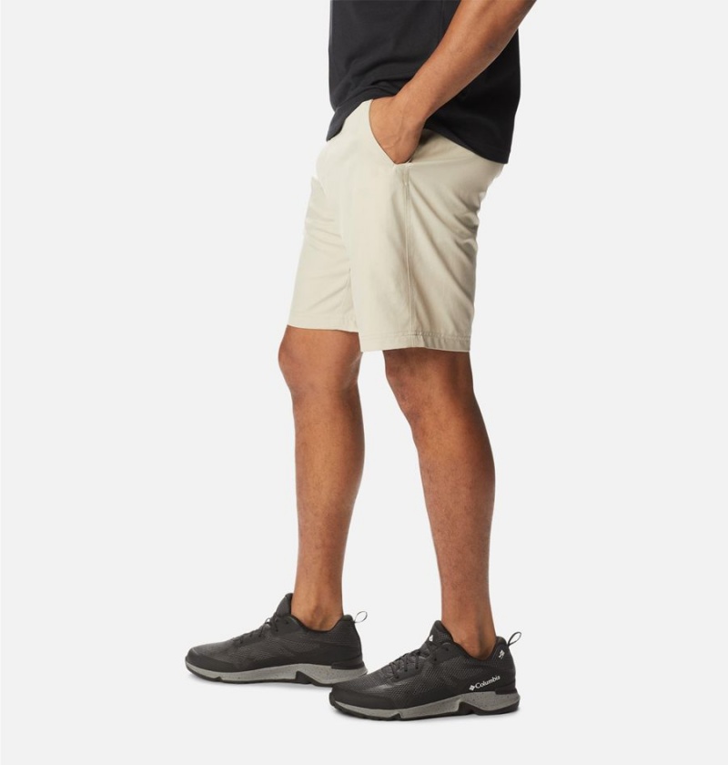 Columbia Iron Mountain Trail Men's Shorts Khaki | CFKOJW-193