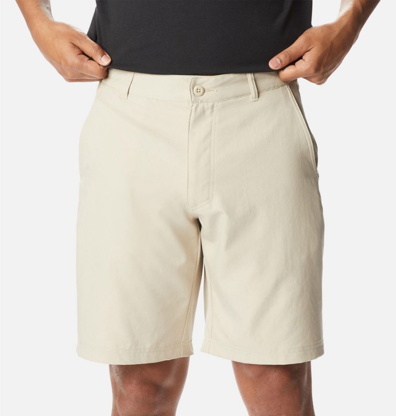 Columbia Iron Mountain Trail Men's Shorts Khaki | CFKOJW-193