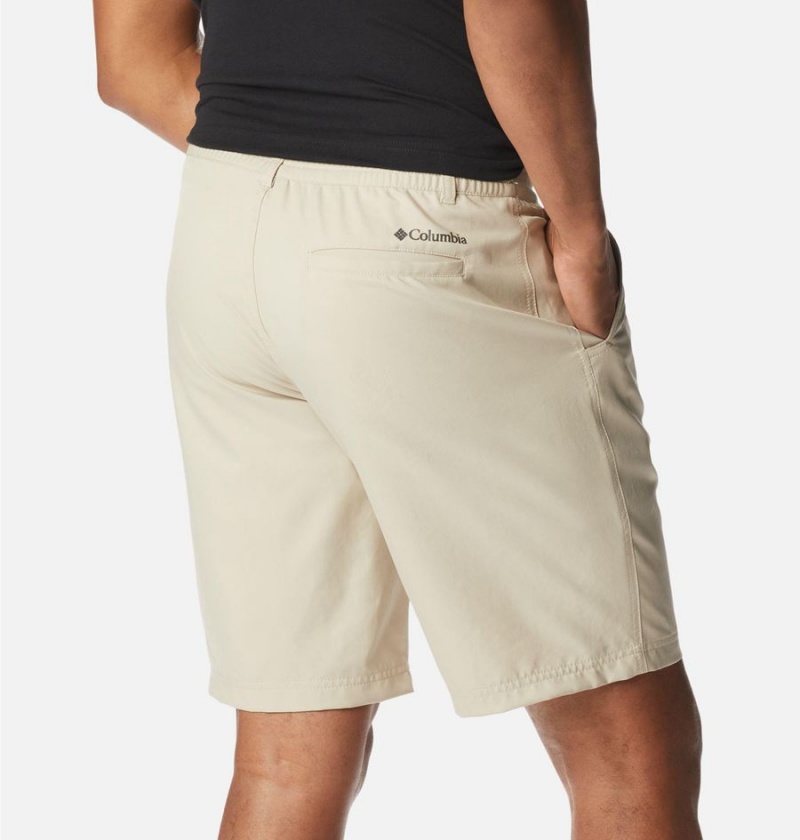 Columbia Iron Mountain Trail Men's Shorts Khaki | CFKOJW-193