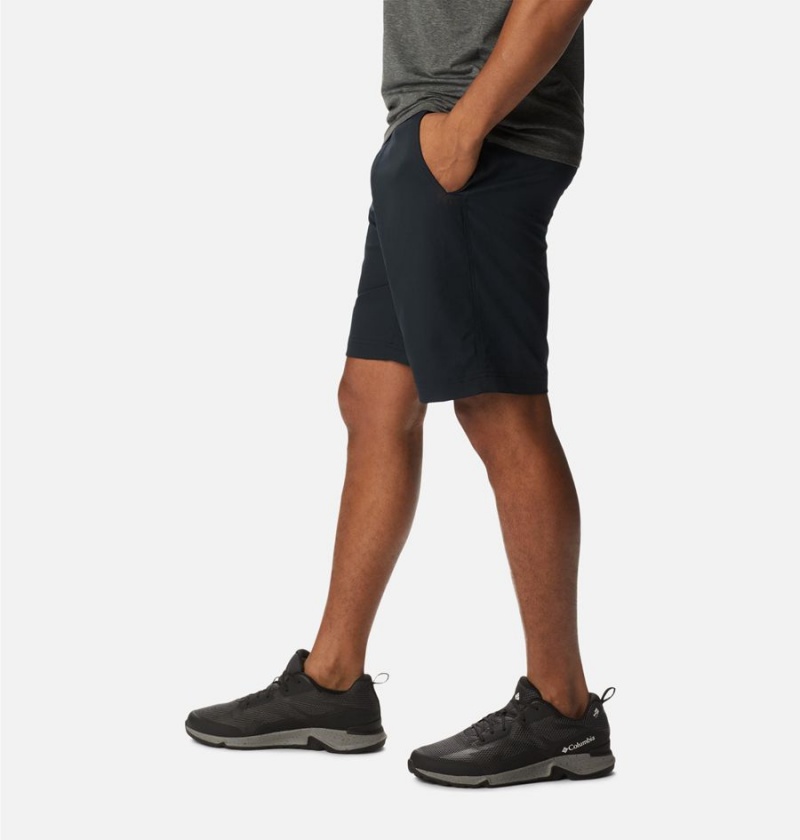 Columbia Iron Mountain Trail Men's Shorts Black | URVQBG-294