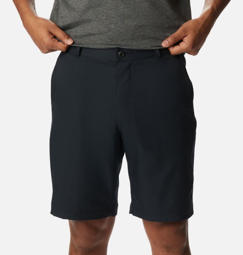 Columbia Iron Mountain Trail Men's Shorts Black | URVQBG-294