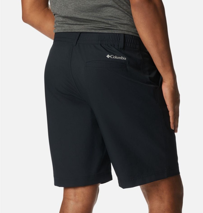 Columbia Iron Mountain Trail Men's Shorts Black | URVQBG-294