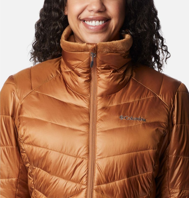 Columbia Joy Peak Insulated Women's Puffer Jacket Brown | ULCXQG-562