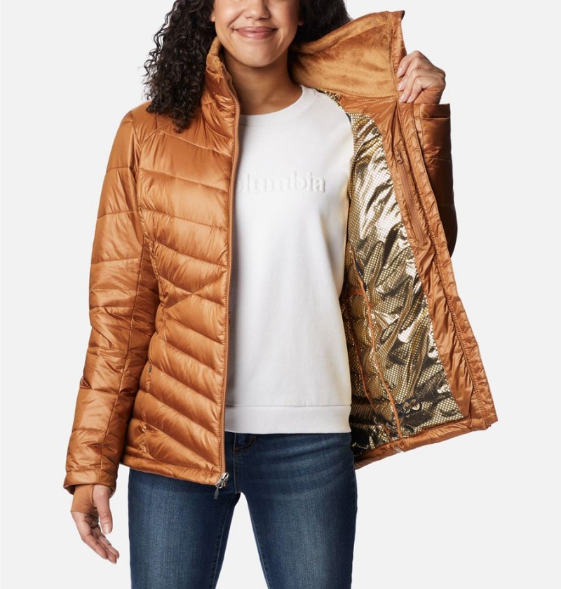 Columbia Joy Peak Insulated Women's Puffer Jacket Brown | ULCXQG-562