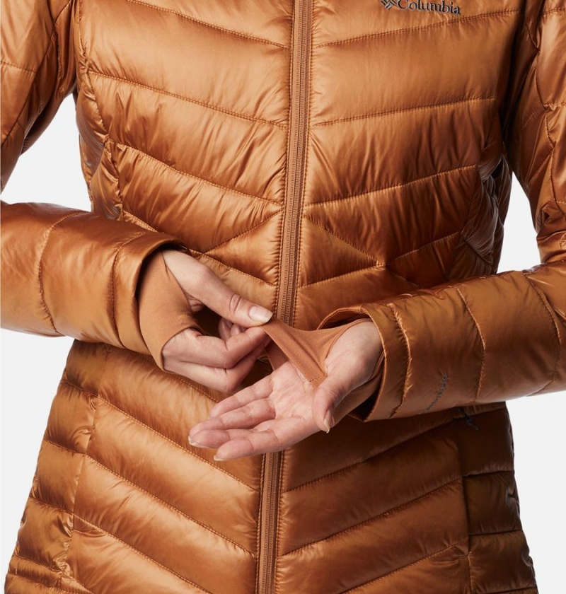 Columbia Joy Peak Insulated Women's Puffer Jacket Brown | ULCXQG-562