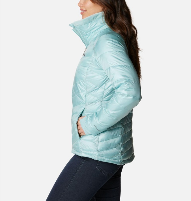 Columbia Joy Peak Insulated Women's Puffer Jacket Turquoise | FZKDIJ-250