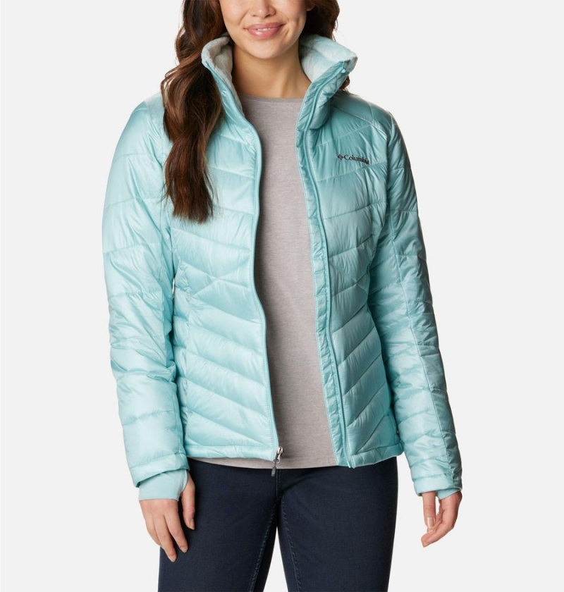 Columbia Joy Peak Insulated Women's Puffer Jacket Turquoise | FZKDIJ-250
