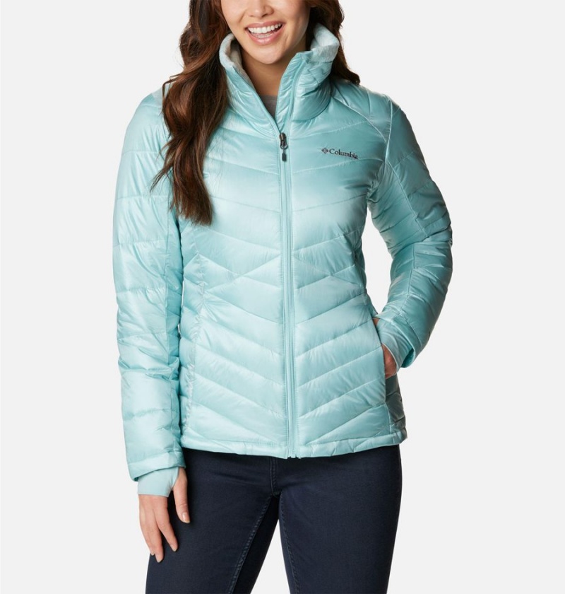 Columbia Joy Peak Insulated Women\'s Puffer Jacket Turquoise | FZKDIJ-250
