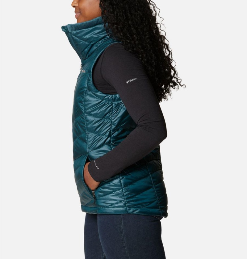 Columbia Joy Peak Insulated Women's Vest Turquoise | MVETKL-531