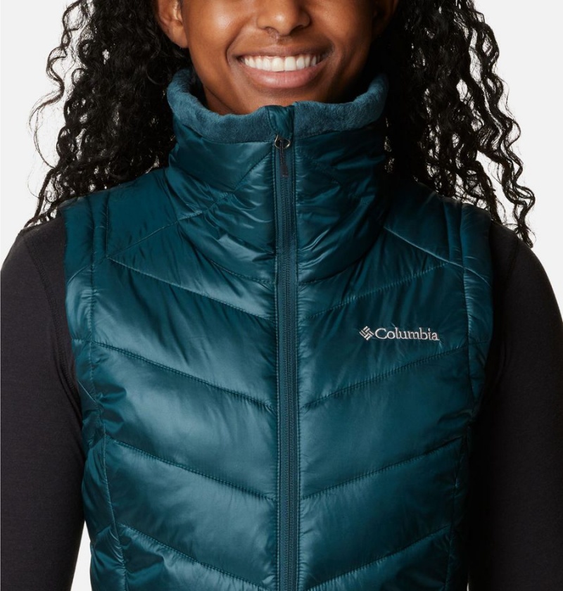 Columbia Joy Peak Insulated Women's Vest Turquoise | MVETKL-531