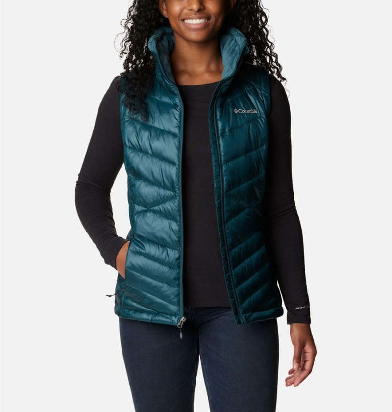 Columbia Joy Peak Insulated Women's Vest Turquoise | MVETKL-531