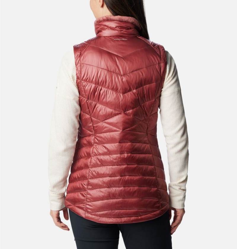 Columbia Joy Peak Insulated Women's Vest Coral | AQNEIJ-168