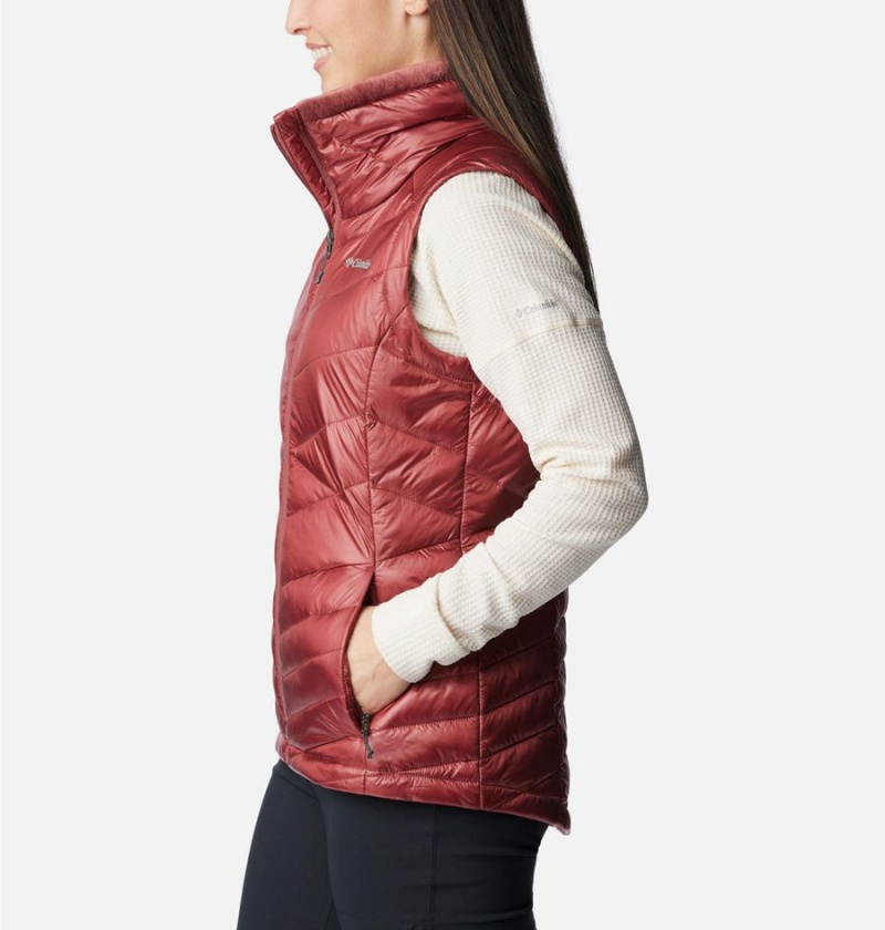 Columbia Joy Peak Insulated Women's Vest Coral | AQNEIJ-168