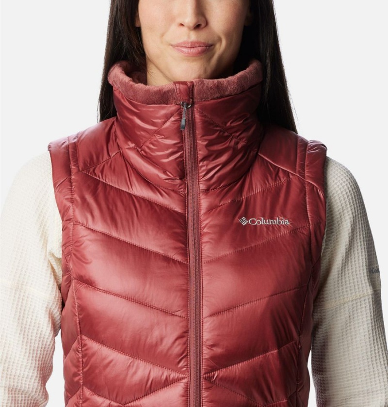 Columbia Joy Peak Insulated Women's Vest Coral | AQNEIJ-168