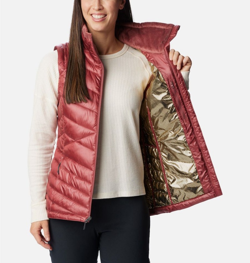 Columbia Joy Peak Insulated Women's Vest Coral | AQNEIJ-168
