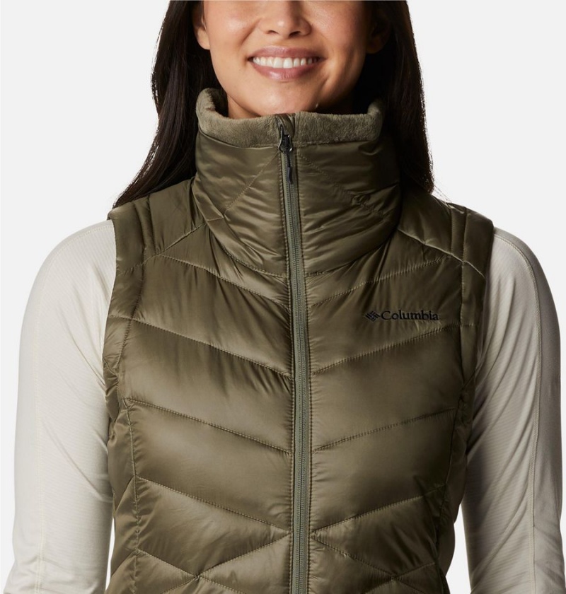 Columbia Joy Peak Insulated Women's Vest Green | EUHAFW-408