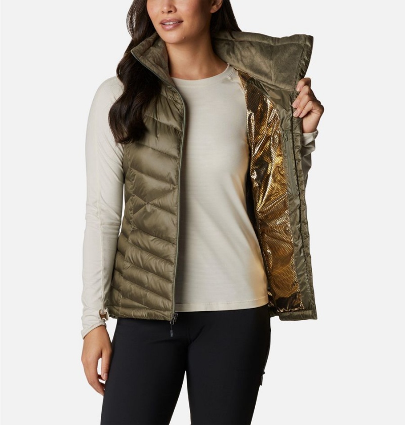 Columbia Joy Peak Insulated Women's Vest Green | EUHAFW-408