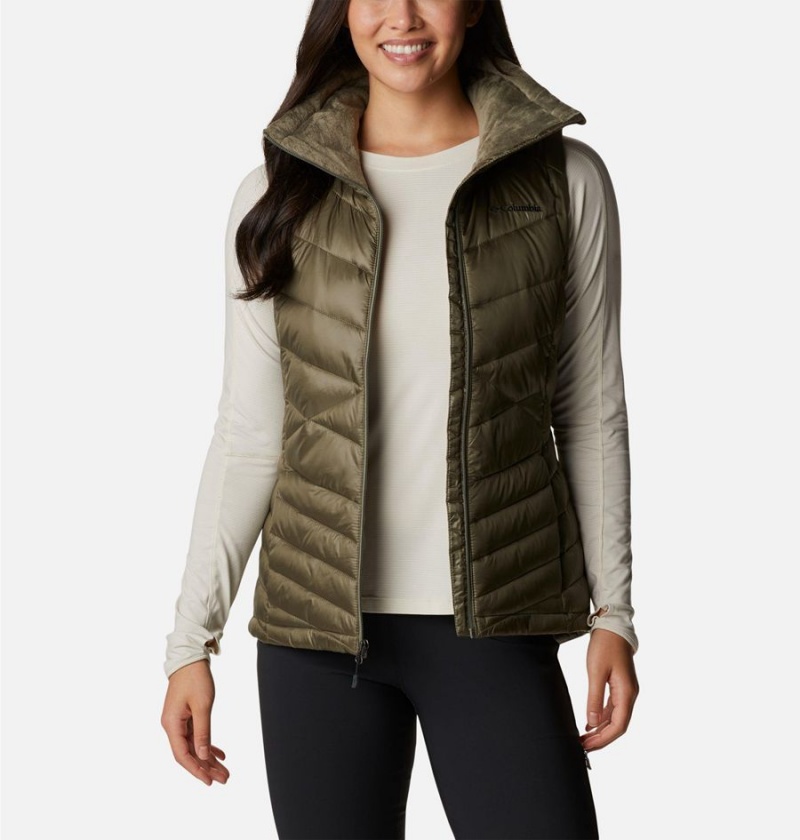Columbia Joy Peak Insulated Women's Vest Green | EUHAFW-408