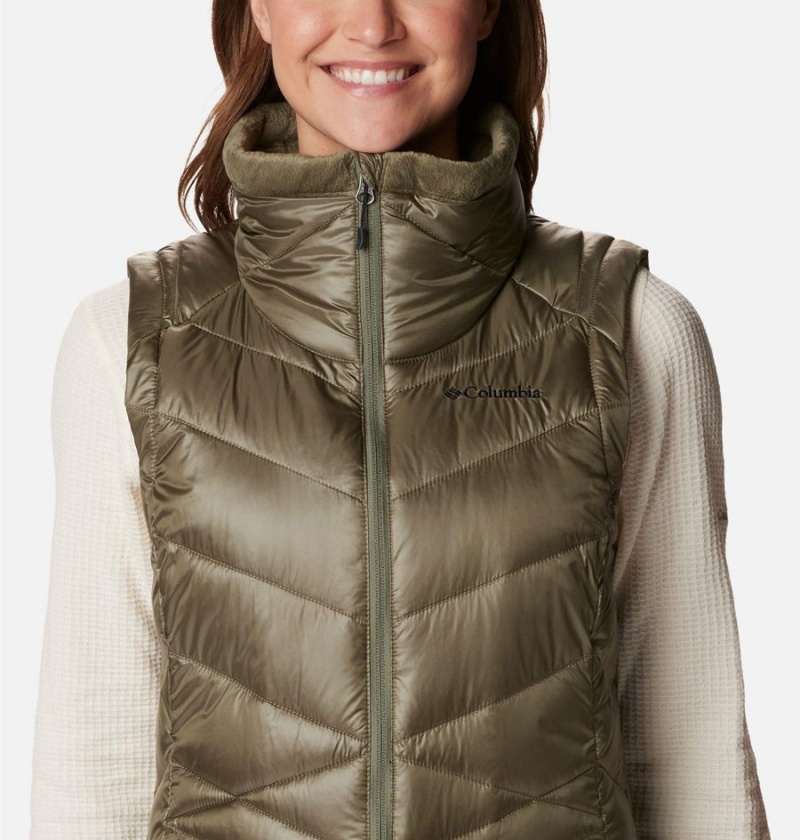Columbia Joy Peak Long Women's Vest Green | UKDRPI-164