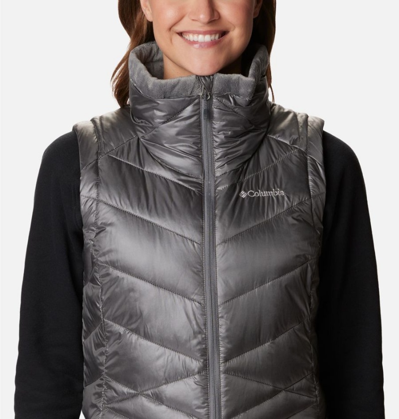 Columbia Joy Peak Long Women's Vest Grey | IRXQSJ-215