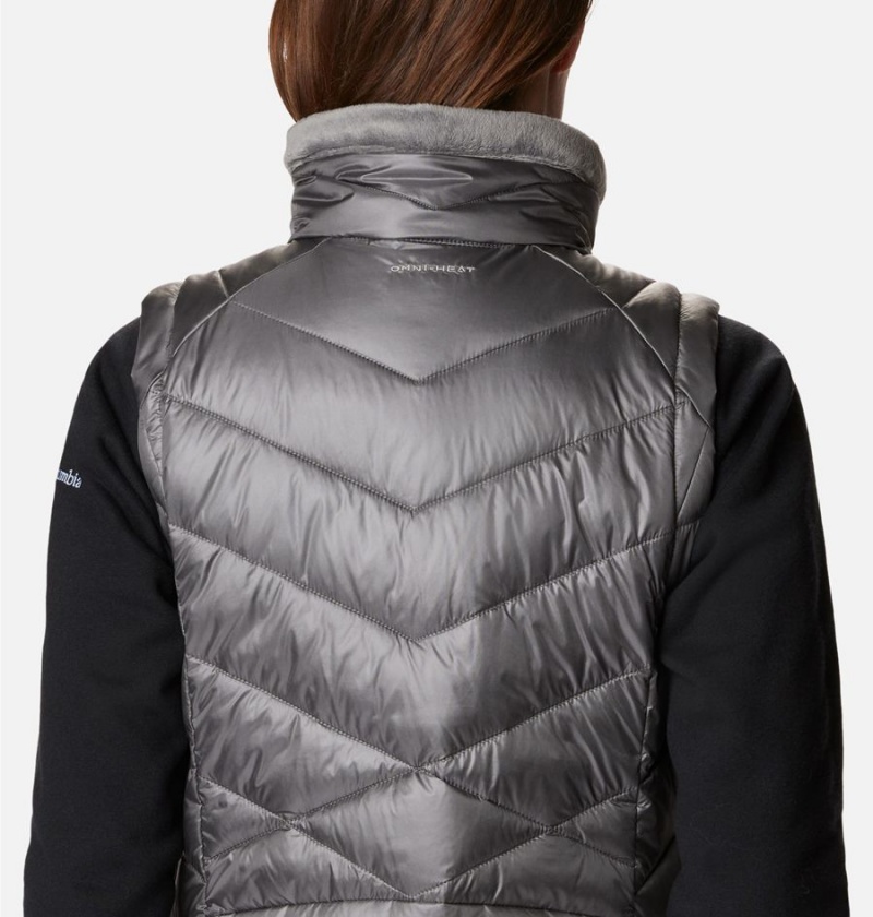Columbia Joy Peak Long Women's Vest Grey | IRXQSJ-215