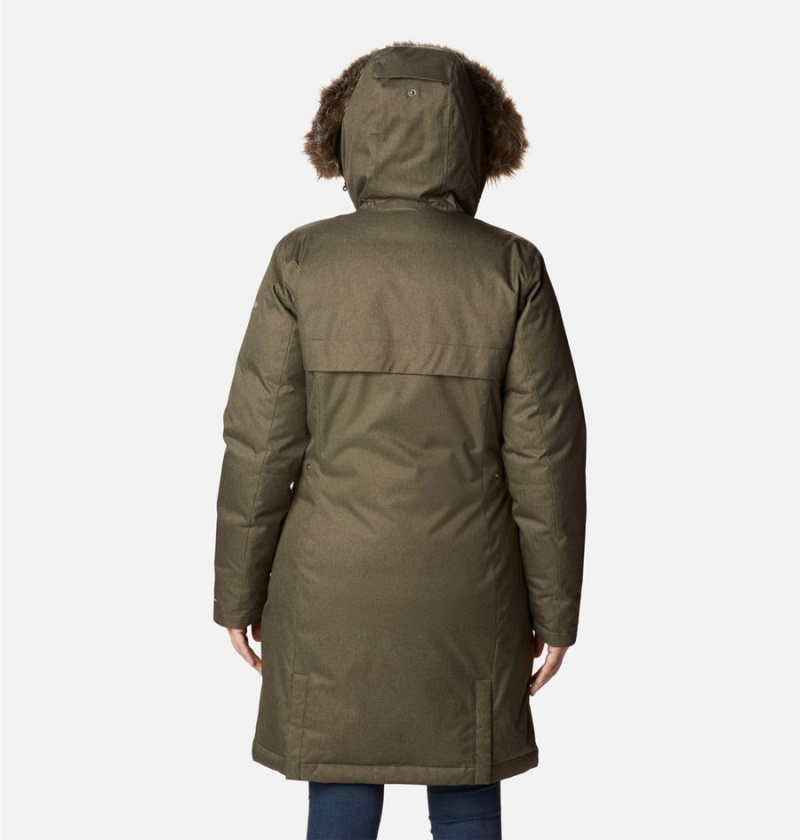 Columbia Juniper Ridge Parka Women's Puffer Jacket Olive | REBCMU-073