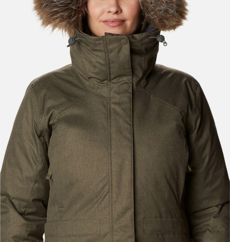 Columbia Juniper Ridge Parka Women's Puffer Jacket Olive | REBCMU-073