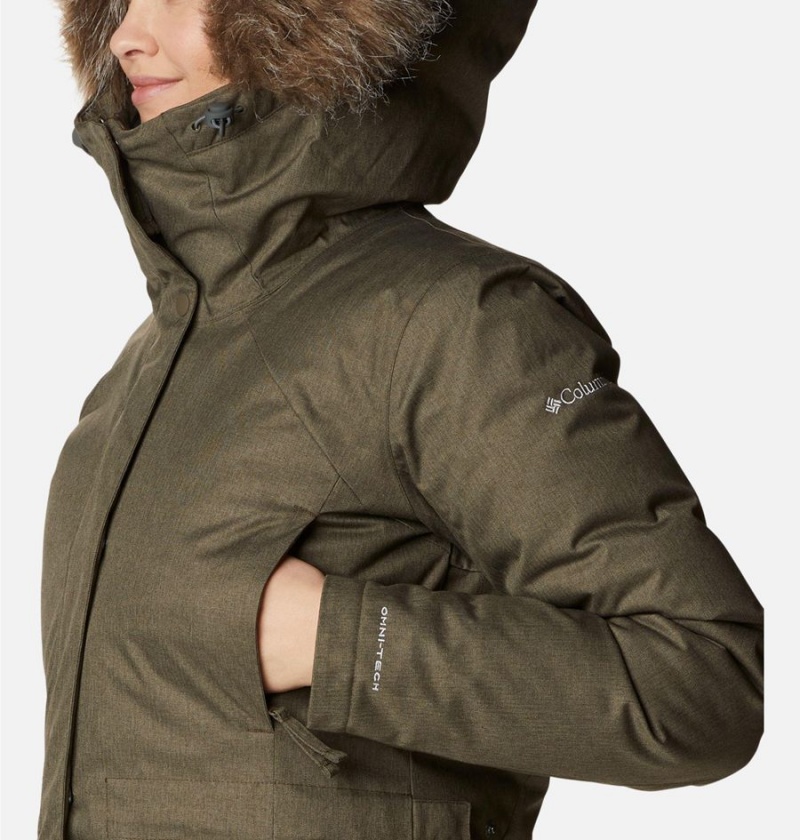 Columbia Juniper Ridge Parka Women's Puffer Jacket Olive | REBCMU-073