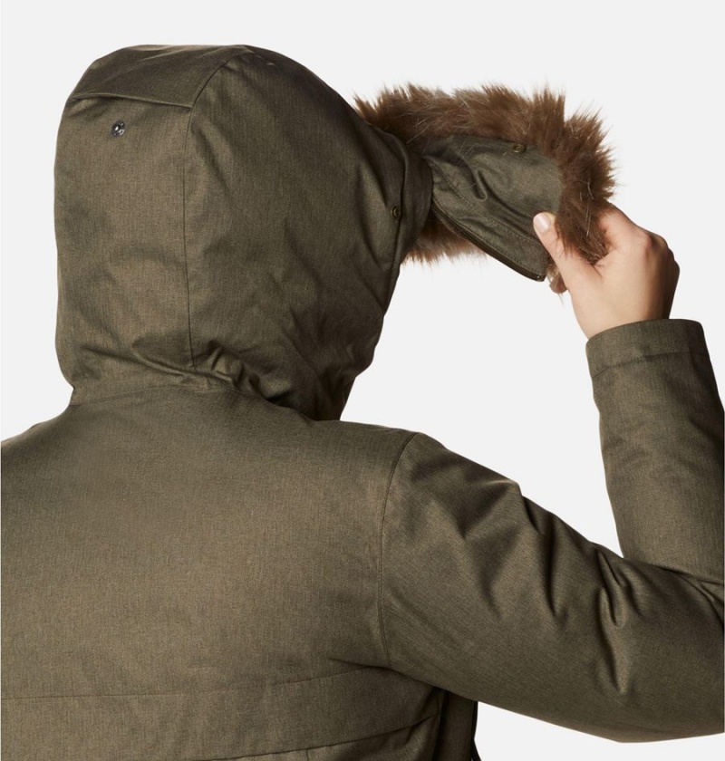 Columbia Juniper Ridge Parka Women's Puffer Jacket Olive | REBCMU-073