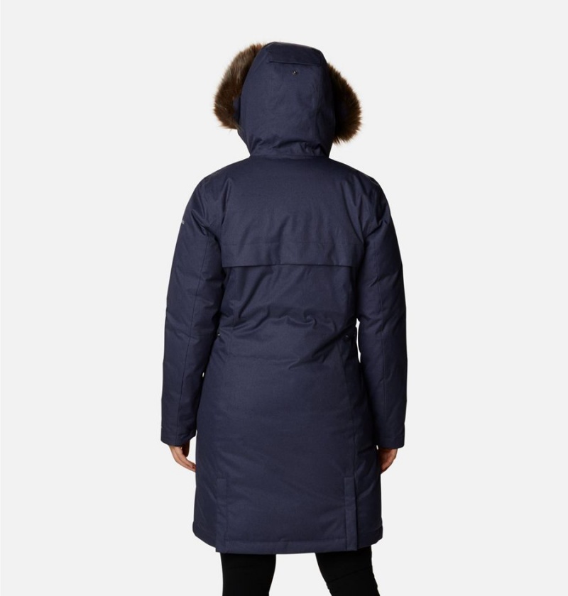 Columbia Juniper Ridge Parka Women's Puffer Jacket Navy | ZMLIGP-456