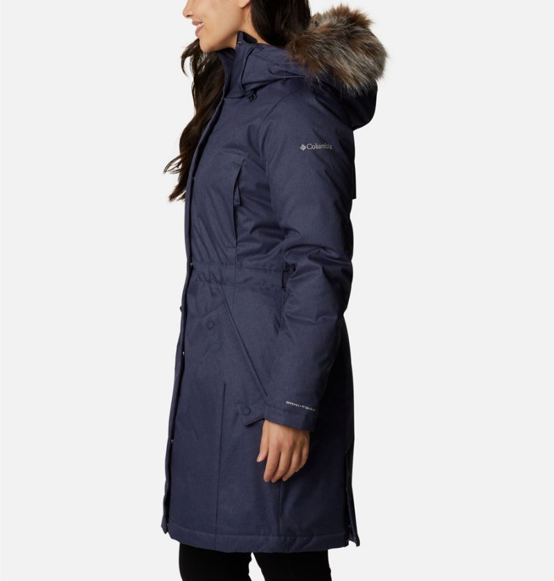 Columbia Juniper Ridge Parka Women's Puffer Jacket Navy | ZMLIGP-456